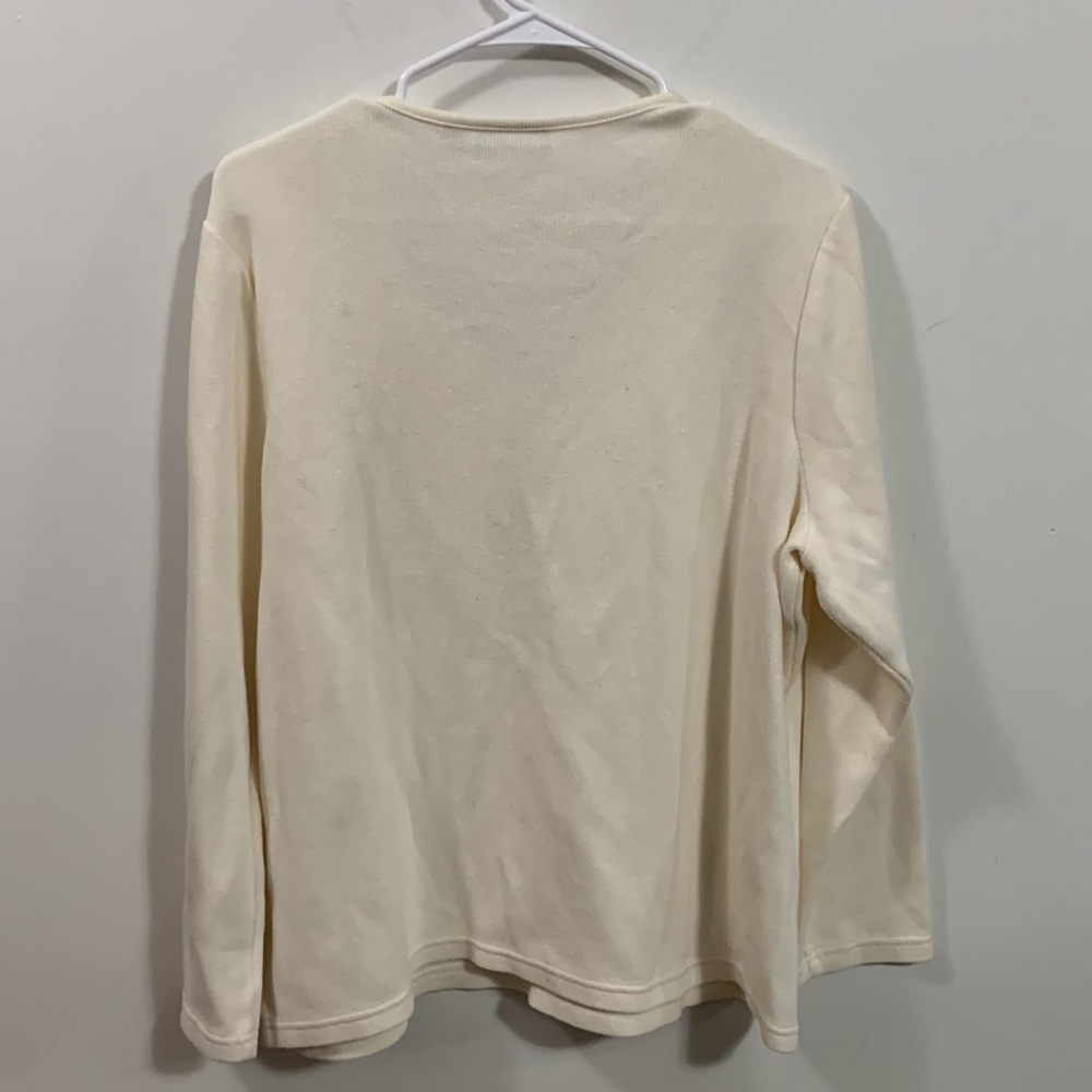 Studio Works Woman pretty embroidered sweater long sleeve Sz 1X good condition - Picture 4 of 6